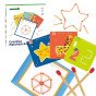 TOOKY TOY Medinis Montesori galvosūkis Loginė žaidimų galvosūkiai Magnetiniai deriniai vaikams 58 vnt.