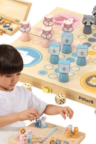 VIGA Medinis Ludo žaidimas PolarB VIGA Medinis Ludo žaidimas PolarB