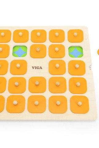 VIGA Atminties žaidimas Atspėk paveikslėlius 10 kortelių Montessori Didelės VIGA Atminties žaidimas Atspėk paveikslėlius 10 kortelių Montessori Didelės