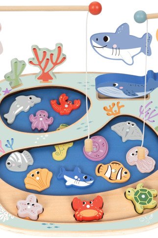 TOOKY TOY „Pagauk žuvį“ Montesori galvosūkis sugebėjimų žaidimas TOOKY TOY „Pagauk žuvį“ Montesori galvosūkis sugebėjimų žaidimas