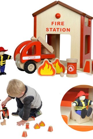 MASTERKIDZ mini Pajęgos stoties medinis rinkinys MASTERKIDZ mini Pajęgos stoties medinis rinkinys