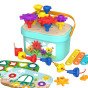 TOOKY TOY Montessori dėlionė su smeigdėmis dėžutėje, galžiotuvų žaidimas.