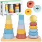 TOOKY TOY Trigubosios bokštai Keliamosios galvosūkio Montessori rūšiavimo žaidimas