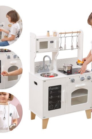 VIGA PolarB Medinis virtuvinis blokas su šviesos ir garso efektais + priedais