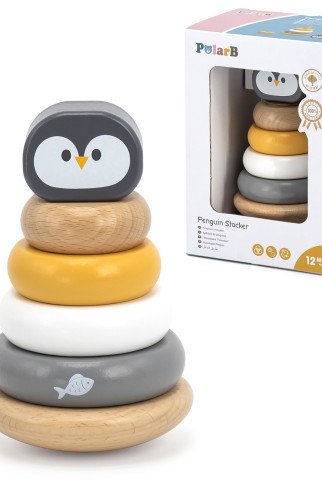 VIGA Poliarinės medinės išsilavinimo piramidės - Pinguinai