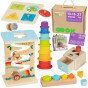TOOKY TOY dėžutė XXL Montessori edukacinė 6in1 pojūčių dėžė 13-15 mėn.