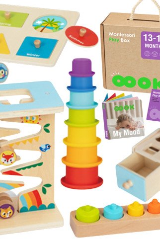 TOOKY TOY dėžutė XXL Montessori edukacinė 6in1 pojūčių dėžė 13-15 mėn. TOOKY TOY dėžutė XXL Montessori edukacinė 6in1 pojūčių dėžė 13-15 mėn.