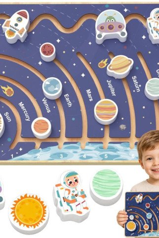 TOOKY TOY Saulės sistemos mokomasis stalas TOOKY TOY Saulės sistemos mokomasis stalas