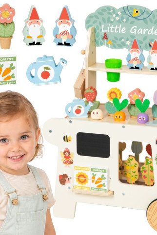TOOKY TOY Sodo vežimėlis Medinė Parduotuvė 57 vnt. TOOKY TOY Sodo vežimėlis Medinė Parduotuvė 57 vnt.