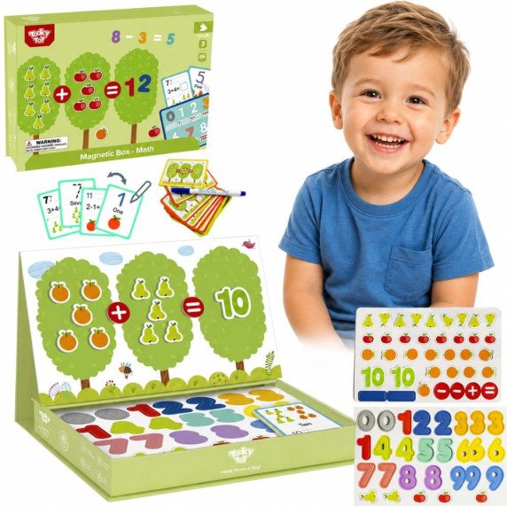 TOOKY TOY medinis magnetinis Montesori galvosūkis vaikams