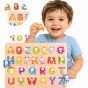 TOOKY TOY Puzzle Montessori Abėcėlės galvosūkis su smeigtukais
