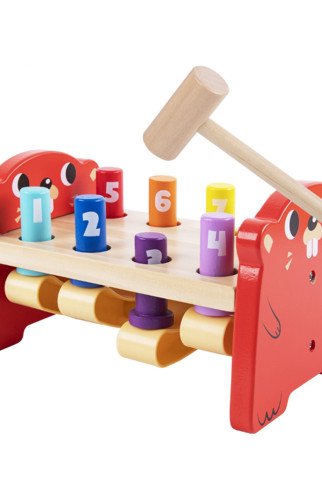 TOOKY TOY Spalvingas medinis smuikavimo žaislas