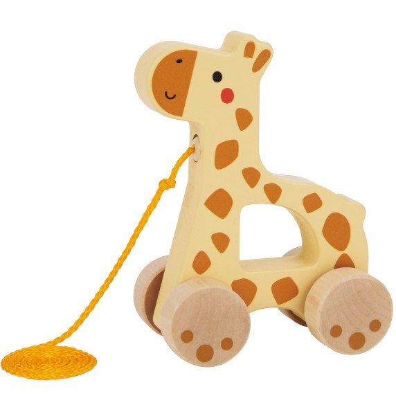 TOOKY TOY Medinis viliojamas žirafas