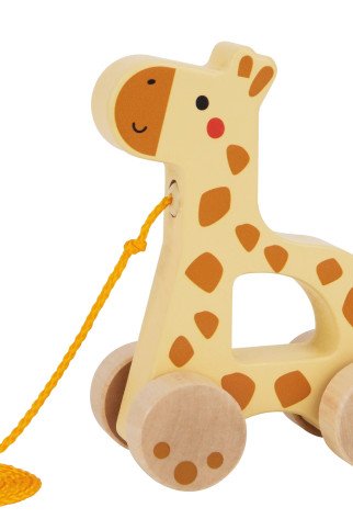 TOOKY TOY Medinis viliojamas žirafas