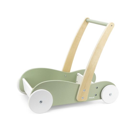 Viga PolarB medinis 2-in-1 vairuojamas vežimėlis/-žagždė/-pūtiklis
