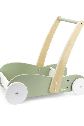 Viga PolarB medinis 2-in-1 vairuojamas vežimėlis/-žagždė/-pūtiklis Viga PolarB medinis 2-in-1 vairuojamas vežimėlis/-žagždė/-pūtiklis