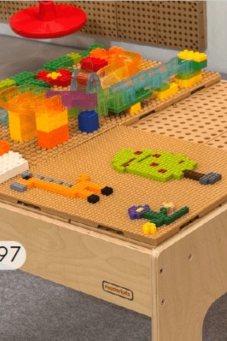 Ekspozicinė prekė – MASTERKIDZ STEM konstravimo stalas su kėde ir priedais Ekspozicinė prekė – MASTERKIDZ STEM konstravimo stalas su kėde ir priedais