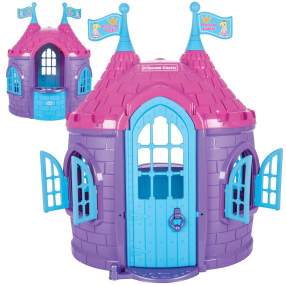 WOOPIE Sodų Namelis Pilis Princesei ir Riteriui Violetinė