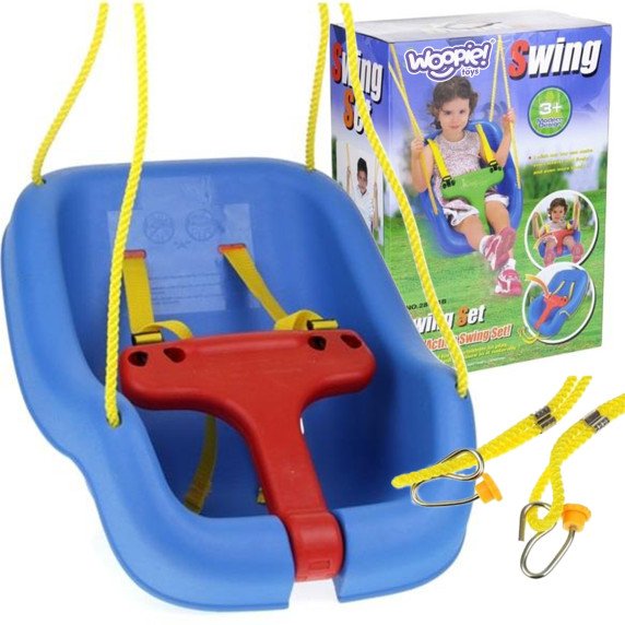 WOOPIE 2-in-1 kibirų įtempiamas laikiklis su saugos diržais