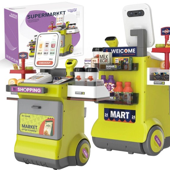 Vaikų Supermarketas WOOPIE, Parduotuvė, 48 vnt.