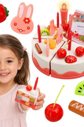 WOOPIE Gimtadienio tortas pjaustymui žvakės vaisiai 40 vnt. WOOPIE Gimtadienio tortas pjaustymui žvakės vaisiai 40 vnt.