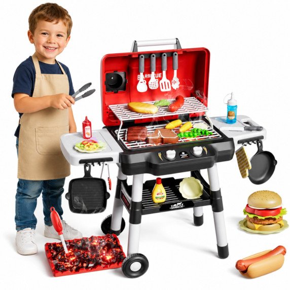 WOOPIE Grill Barbecue Sodo virtuvės interaktyvus LED komplektas XL, 31 vnt.