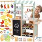 DIDELIS Daugiafunkcinė 5-i-1 parduotuvės stalas, supermarketas, restoranas, kavinė vonioje 73 dalys