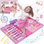 WOOPIE Didelis Muzikinis Kilimėlis 2 į 1 Interaktyvios Būgnai Pianinas
