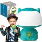 WOOPIE Daugiafunkcinė RGB lempa „Bluetooth“ garsiakalbis „Karaoke“ balsų moduliatorius SD kortelė AUX Turkio spalva