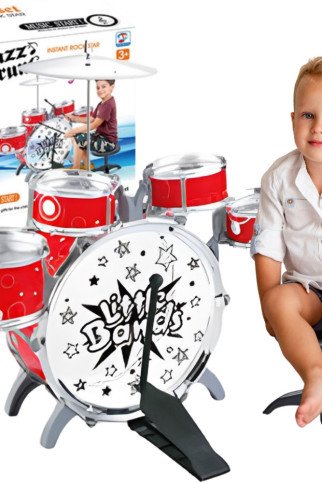 WOOPIE švietimo būgnų rinkinys vaikams mokytis muzikos