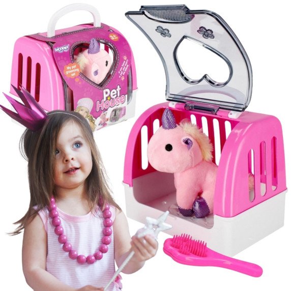 WOOPIE Vienuolikinis laikiklis Unicorn vežimui namelio priežiūros rinkinys
