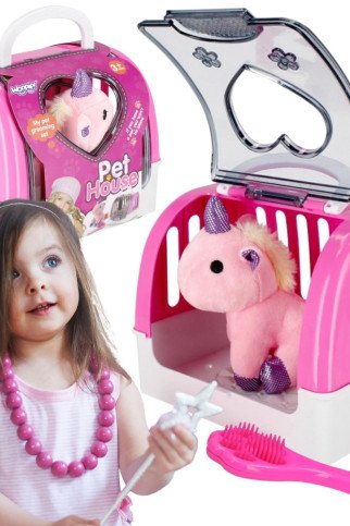 WOOPIE Vienuolikinis laikiklis Unicorn vežimui namelio priežiūros rinkinys