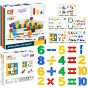 WOOPIE Matematikos galvosūkis Žaidimas Statybiniai Blokai + Raštai 148 vnt.