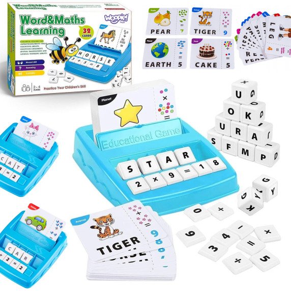 WOOPIE Edukacinė žaidimų sistema mokytis anglų kalbos ir matematikos