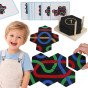 Woopie Puzzle žaidimas Atitikti Spalvų Kelius Šešiakampis Puzzle