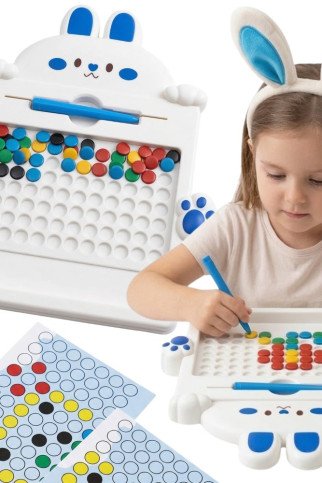 WOOPIE Magnetinė lenta vaikams Montesori MagPad Kiškis