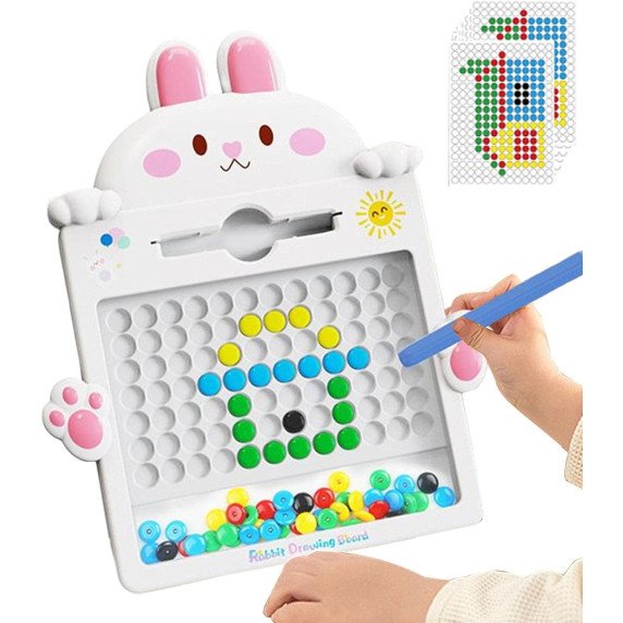 WOOPIE Magnetinė lentelė vaikams Montessori MagPad triušiukas