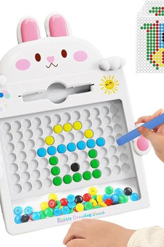 WOOPIE Magnetinė lentelė vaikams Montessori MagPad triušiukas