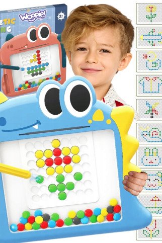 WOOPIE magnetinė lenta vaikams Montessori MagPad dinozauras