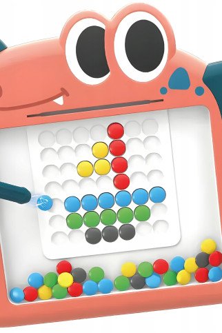 WOOPIE Magnetinė lentelė vaikams Montessori MagPad Dinosauras