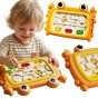 WOOPIE Montessori magnetinis lentos krabas labirintas oranžinė
