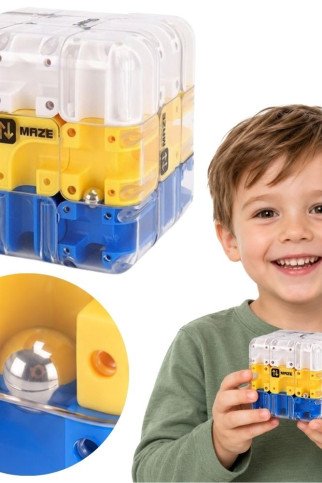 WOOPIE dėlionės loginė žaidimo 3D labirintas su statybos kubu WOOPIE dėlionės loginė žaidimo 3D labirintas su statybos kubu
