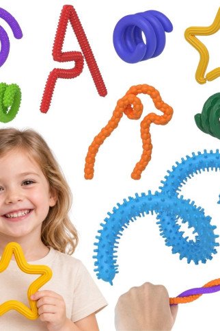 WOOPIE „Anti-Stress“ pojūčių lazdelės rinkinys, 8 įvairių struktūrų WOOPIE „Anti-Stress“ pojūčių lazdelės rinkinys, 8 įvairių struktūrų