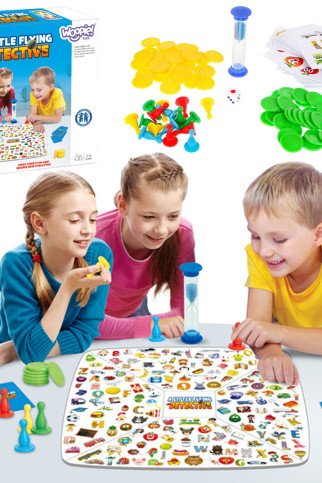 WOOPIE 2-in-1 stalo žaidimas Mažasis Detektyvas + Kinietis WOOPIE 2-in-1 stalo žaidimas Mažasis Detektyvas + Kinietis
