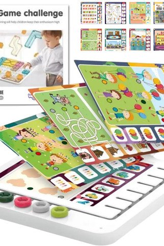 WOOPIE Rinkinys iš 60 logikos žaidimų, 3+ metų vaikams. WOOPIE Rinkinys iš 60 logikos žaidimų, 3+ metų vaikams.