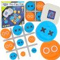 WOOPIE IQ Nešiojamas galvosūkis Tic Tac Toe Katės dėžėje