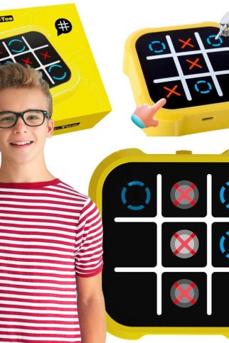 WOOPIE Elektroninė Kryžiukai-Nuliukai Loginė Mokomoji Žaidimų Mašina su 4 Žaidimo Režimais WOOPIE Elektroninė Kryžiukai-Nuliukai Loginė Mokomoji Žaidimų Mašina su 4 Žaidimo Režimais