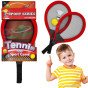 Dideli teniso badmintono raketės vaikams rinkinys + skrisulys