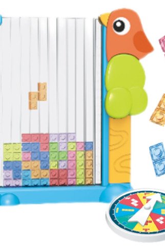 WOOPIE Mokomasis Žaidimas Tetris Spalvoti Blokai