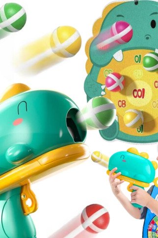 WOOPIE Dart žaidimas šaudymo kamuolių šautuvas Dinozauras Velcro taškai žaidimas WOOPIE Dart žaidimas šaudymo kamuolių šautuvas Dinozauras Velcro taškai žaidimas